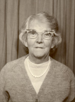 Passport photo of Mrs. H S King, Grandmother